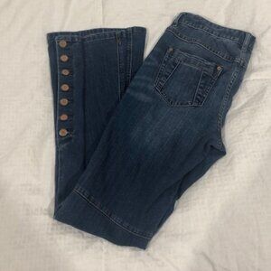 Free People Distressed Flare Jeans Size W29
